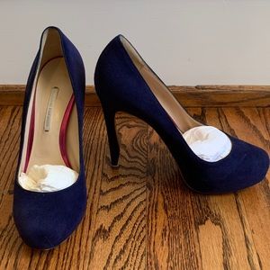 Nicholas Kirkwood Blue Suede Pumps
